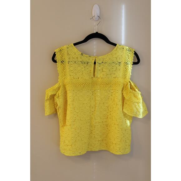 Project Runaway Women’s Yellow Blouse Size XXL - Picture 5 of 5